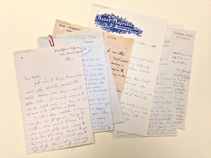 Letters sent from Greece Sep &amp; Oct 1928