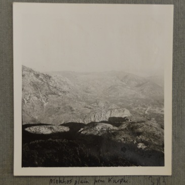 Mochos Plain from Karphi, Jun 1935 (PEN 7/2/6/383). Copyright: British School at Athens